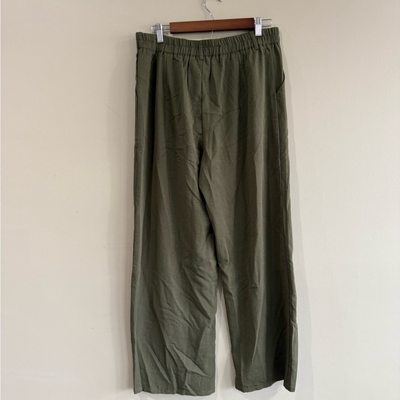 NWT Olive Wide Leg Women's Pants - Picture 5 of 9